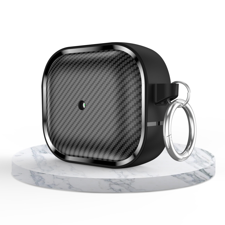 

For AirPods 3 Photo Frame Carbon Fiber Series Earphone Case(Black)