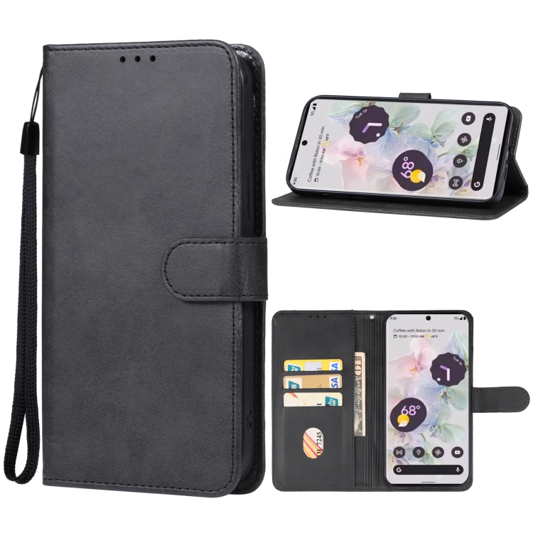 

For Google Pixel 8 Pro Leather Phone Case(Black)