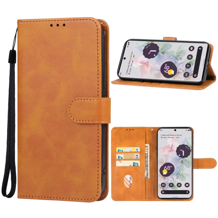 

For Google Pixel 8 Leather Phone Case(Brown)