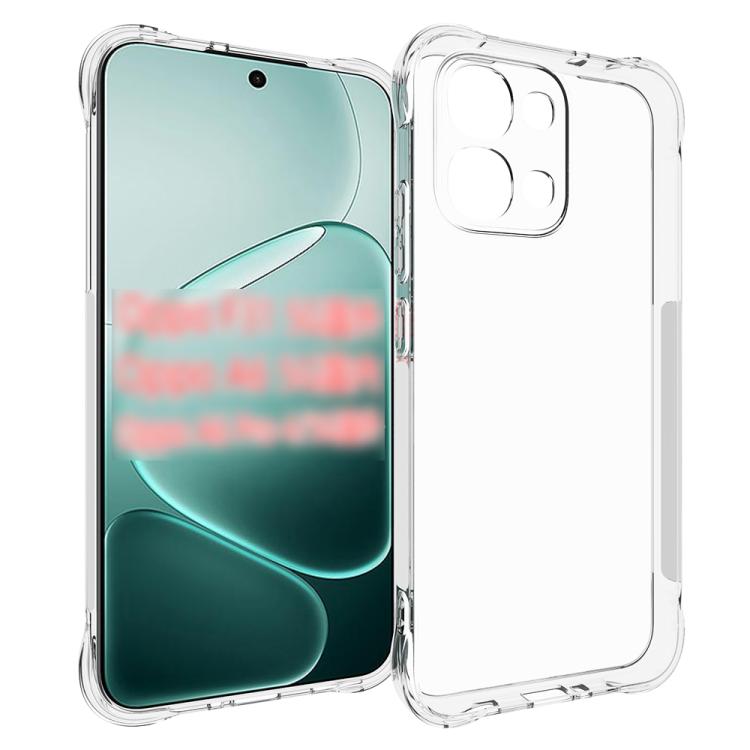 

For OPPO F31 5G / A6 Pro 4G / 5G Global Shockproof Non-slip Thickening TPU Phone Case(Transparent)