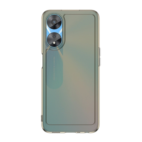 

For OPPO A78 Candy Series TPU Phone Case(Transparent Grey)