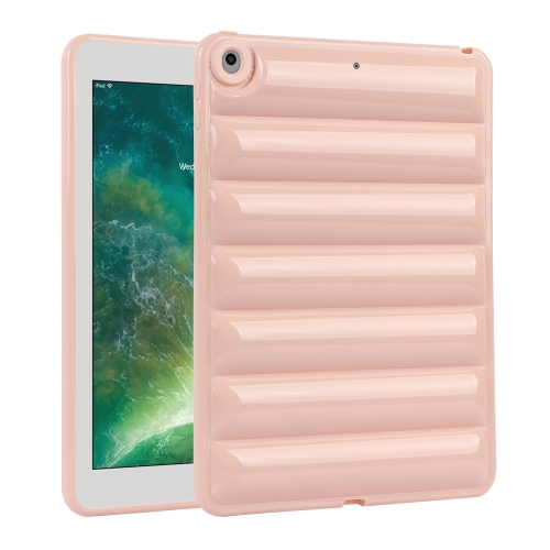 

For iPad 9.7 2018 / 2017 Eiderdown Cushion Shockproof Tablet Case(Pink)