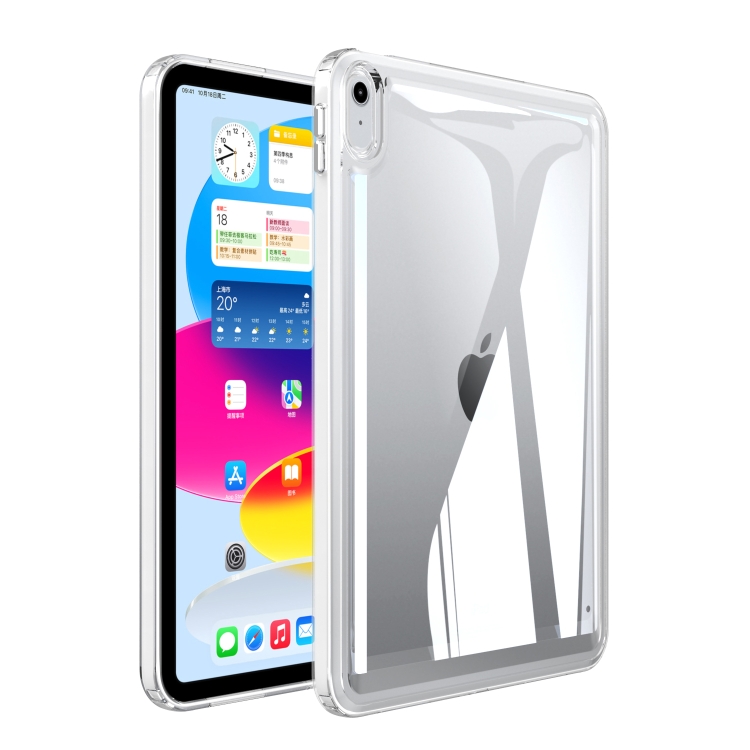

For iPad 10th Gen 10.9 2022 Transparent Acrylic Tablet Case(Transparent)