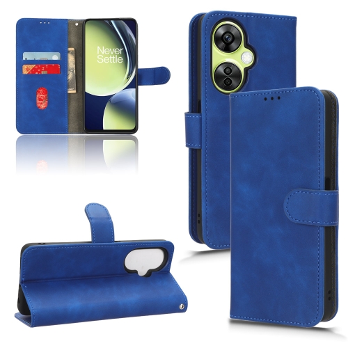 

For OnePlus Nord CE 3 Skin Feel Magnetic Flip Leather Phone Case(Blue)