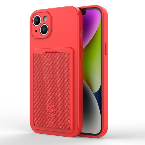 

For iPhone 14 Plus Magic Cards Box TPU + PC Phone Case(Red)