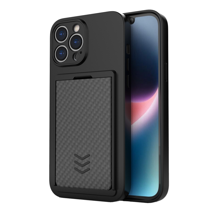 

For iPhone 13 Pro Max Magic Cards Box TPU + PC Phone Case(Black)