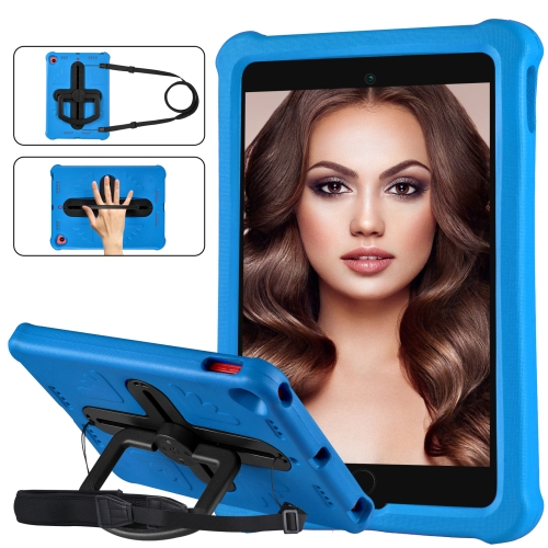 

Shield 360 Rotation Handle EVA Shockproof PC Tablet Case For iPad 10.2 2019/2020/2021/Pro 10.5 2017/Air 2019 (Blue Black)