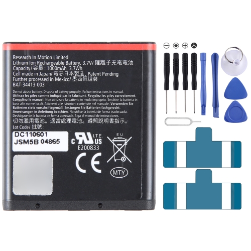 

For Blackberry CURVE 9350 9360 9370 1000mAh Battery Replacement