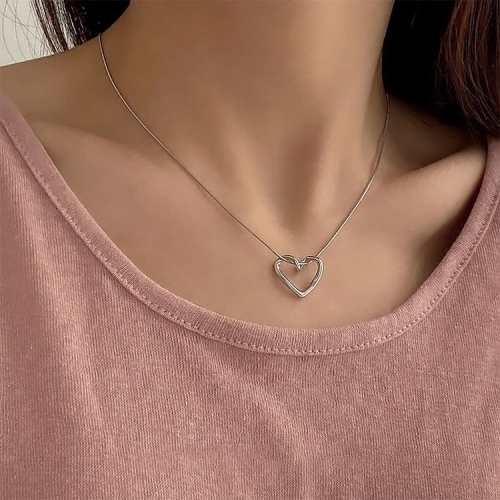 

Ladies Light Luxury Bowknot Necklace Clavicle Chain, Specification:XL1780
