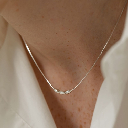 

Ladies Light Luxury Bowknot Necklace Clavicle Chain, Specification:XL1554
