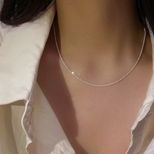 

Ladies Light Luxury Bowknot Necklace Clavicle Chain, Specification:XL0140