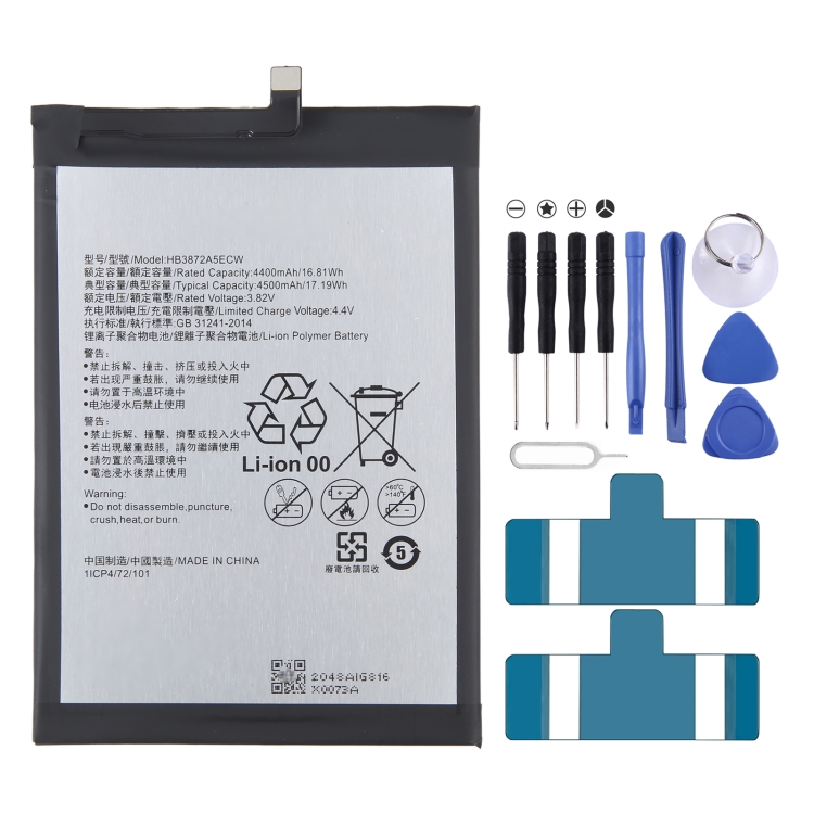 

For Huawei NOTE 8 EDI-AL10 4400mAh Battery Replacement HB3872A5ECW
