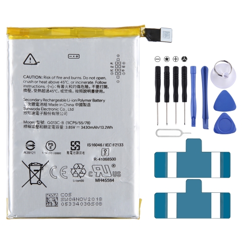 

For Google Pixel 3 XL 3430mAh Battery Replacement G013C-B