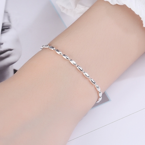 

S925 Sterling Silver Gypsophila Beanie Ladies Bracelet, Specification:SL0153