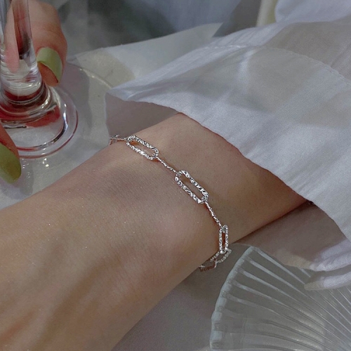 

S925 Sterling Silver Gypsophila Beanie Ladies Bracelet, Specification:SL0490