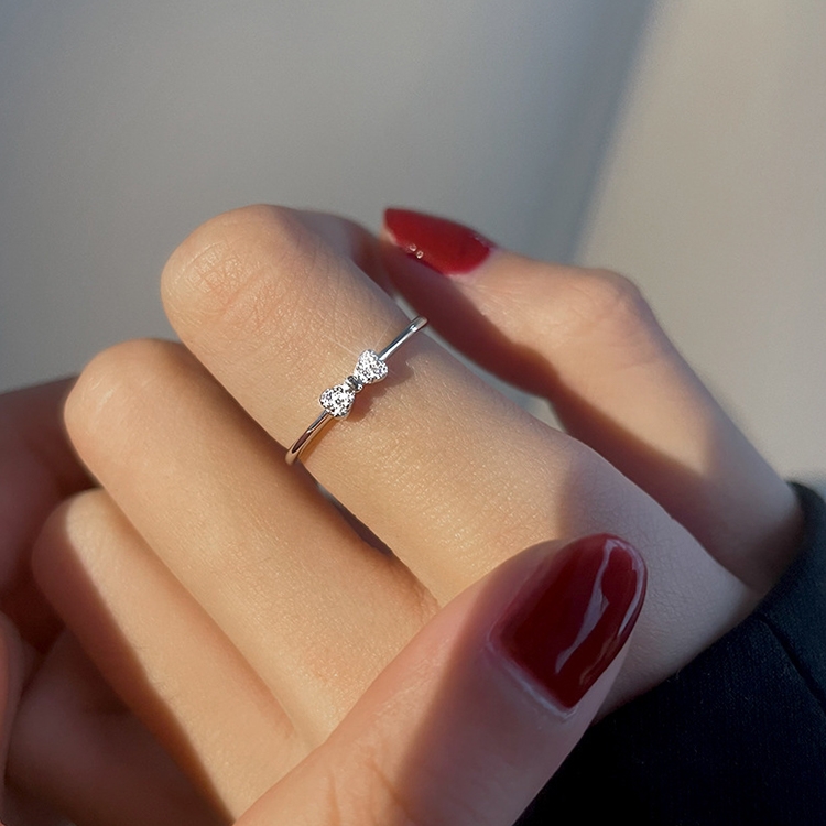 

925 Silver Ladies Vintage Wear Combination Ring, Specification:J2212