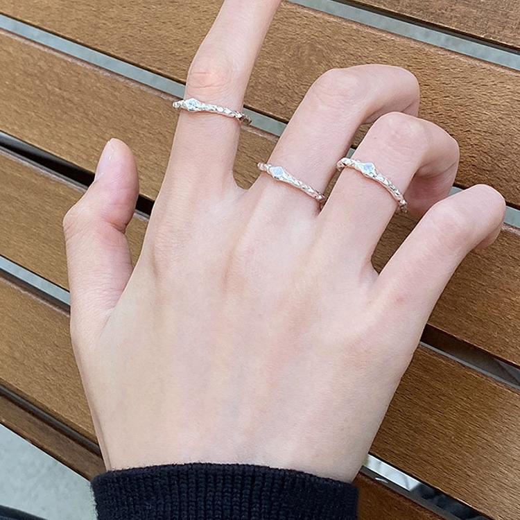 

925 Silver Ladies Vintage Wear Combination Ring, Specification:J3063