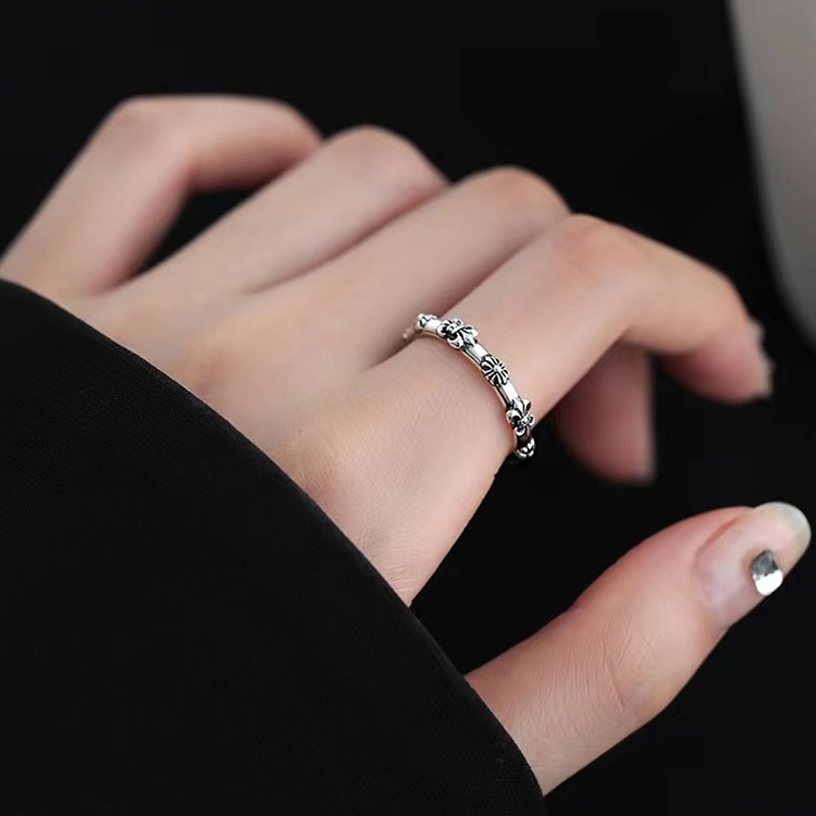 

925 Silver Ladies Vintage Wear Combination Ring, Specification:J2639