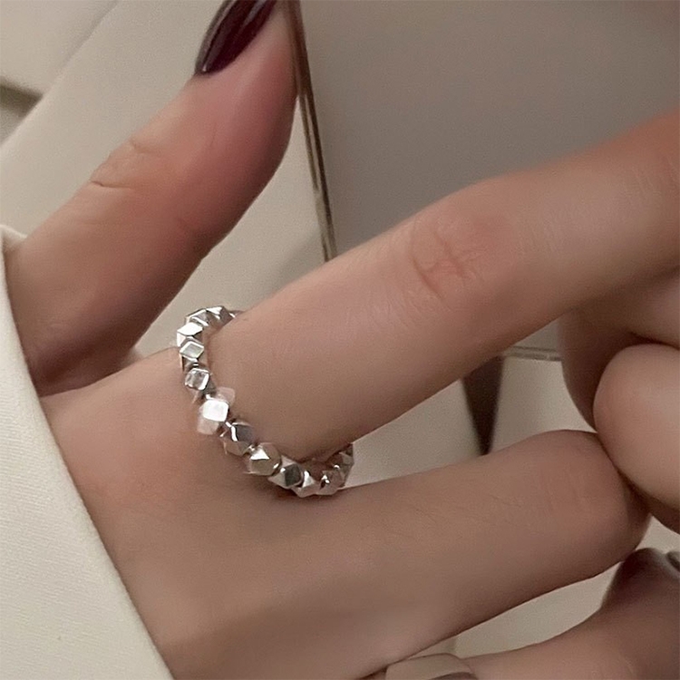 

925 Silver Ladies Vintage Wear Combination Ring, Specification:J2364