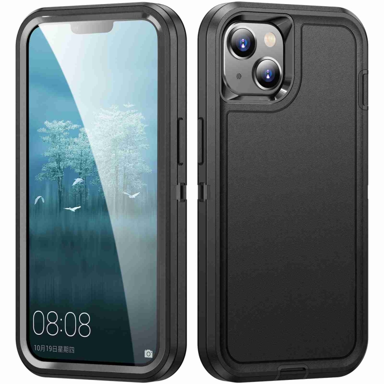 

For iPhone 14 / 13 Life Waterproof Rugged Phone Case(Black)