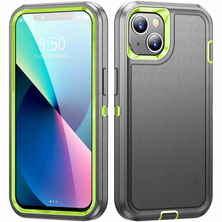 

For iPhone 11 Life Waterproof Rugged Phone Case(Grey + Green)