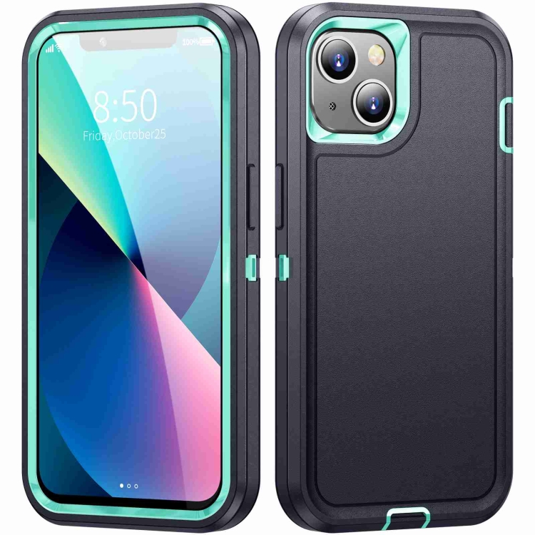 

For iPhone 11 Life Waterproof Rugged Phone Case(Dark Blue + Light Blue)