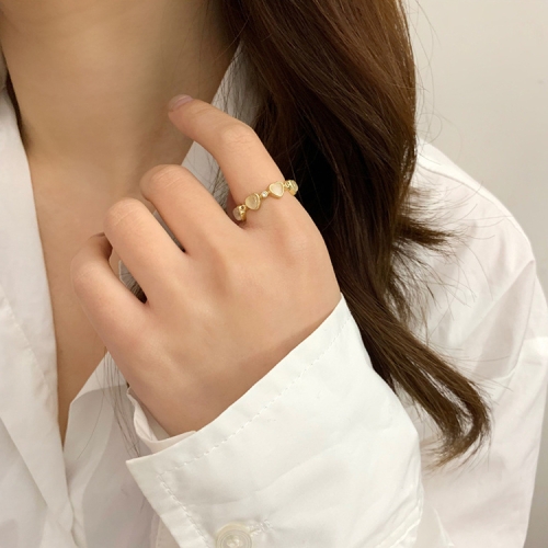 

Light Luxury Cat Eye Stone Open Adjustable Ring, Specification:J1687