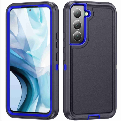 

For Samsung Galaxy S23 5G Life Waterproof Rugged Phone Case(Dark Blue + Royal Blue)