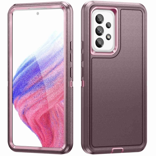 

For Samsung Galaxy A13 Life Waterproof Rugged Phone Case(Purple + Pink)