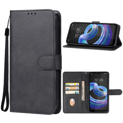 

For HTC Wildfire E3 lite Leather Phone Case(Black)