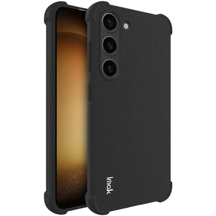 

For Samsung Galaxy S23+ 5G imak Shockproof Airbag TPU Phone Case(Matte Black)