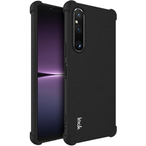 

For Sony Xperia 1 V imak Shockproof Airbag TPU Phone Case(Matte Black)