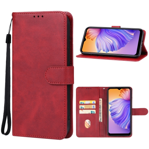 

For DOOGEE N50 Leather Phone Case(Red)