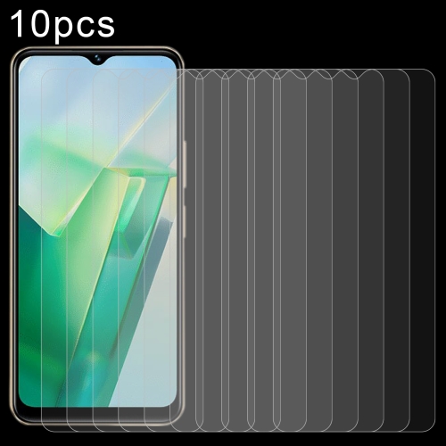 

For vivo T2x India 10pcs 0.26mm 9H 2.5D Tempered Glass Film