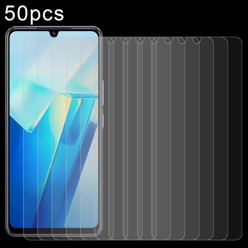 

For vivo T2 India 50pcs 0.26mm 9H 2.5D Tempered Glass Film