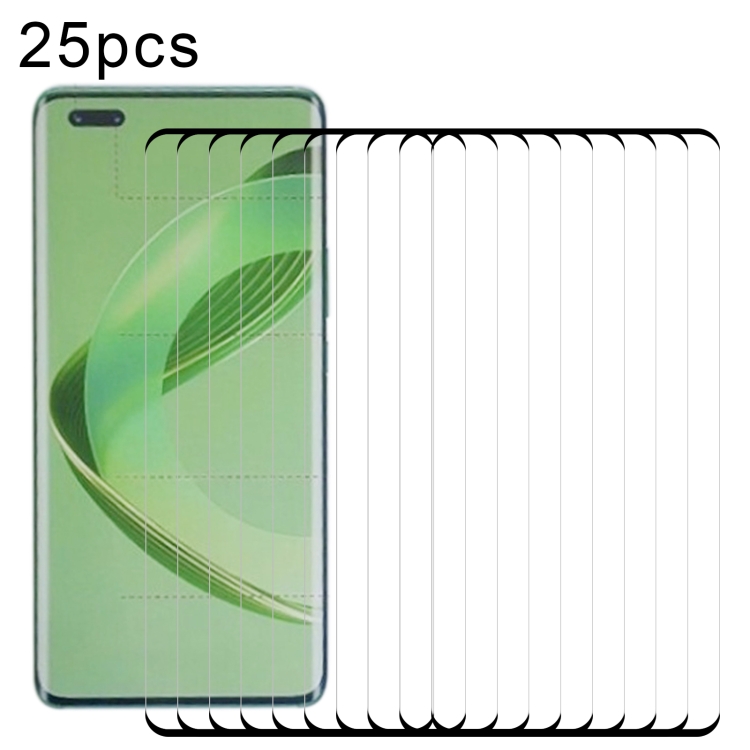 

For Huawei nova 11 Ultra / nova 11 Pro 25pcs 3D Curved Edge Full Screen Tempered Glass Film
