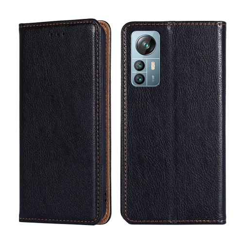 

For Blackview A85 Gloss Oil Solid Color Magnetic Leather Phone Case(Black)