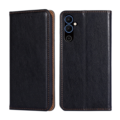 

For Tecno Pova Neo 2 Gloss Oil Solid Color Magnetic Leather Phone Case(Black)