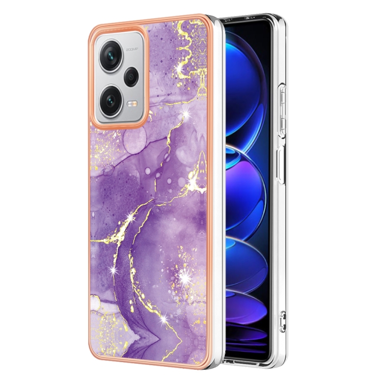 RonRun Cover Magnetica Per Xiaomi Redmi Note 12S: Doppio Strato TPU/PC, Antiurro Con Anello Metallico E Cavalletto, Blu Navy