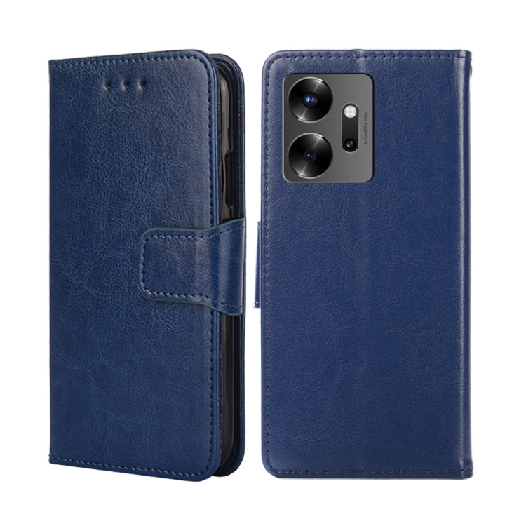 

For Infinix Zero 20 Crystal Texture Leather Phone Case(Royal Blue)