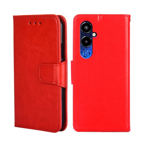 

For Tecno Pova 4 Pro Crystal Texture Leather Phone Case(Red)