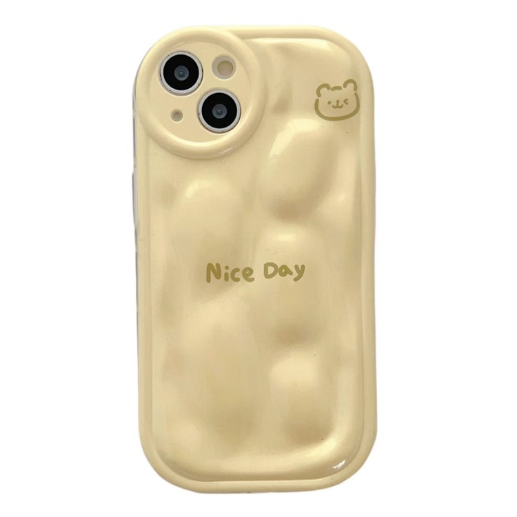 

For iPhone 11 Meteorite Texture Phone Case(Yellow Bear)
