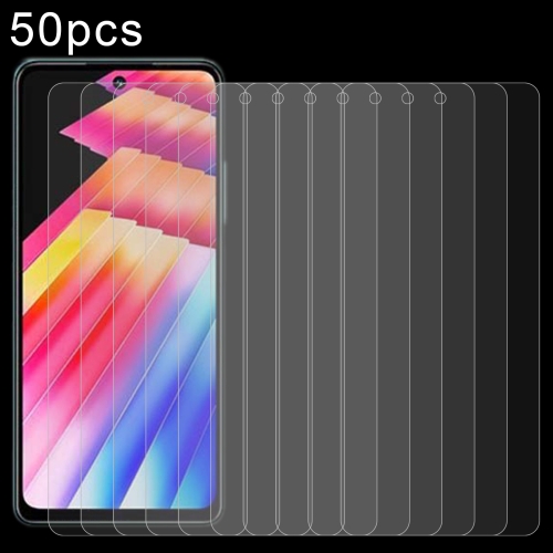 

For Infinix Hot 30 Play 50pcs 0.26mm 9H 2.5D Tempered Glass Film