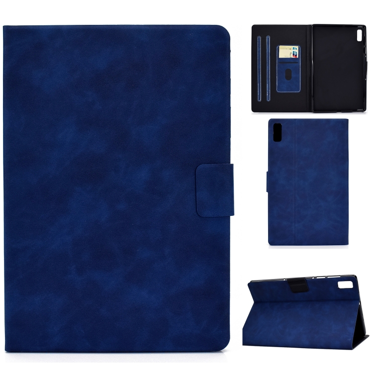 

For Lenovo Tab M9 Cowhide Texture Horizontal Flip Tablet Leather Case(Blue)