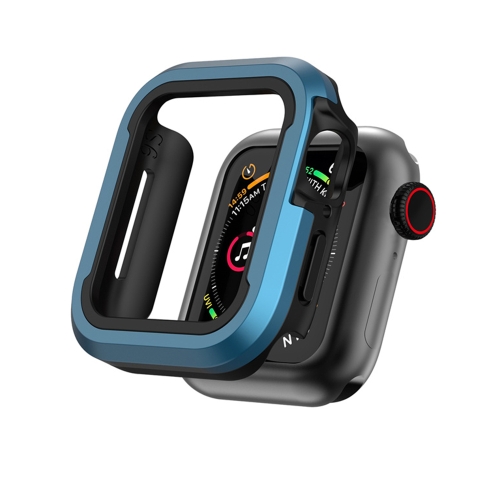 

For Apple Watch Series 8 & 7 41mm WiWU Defender Watch Case(Blue)