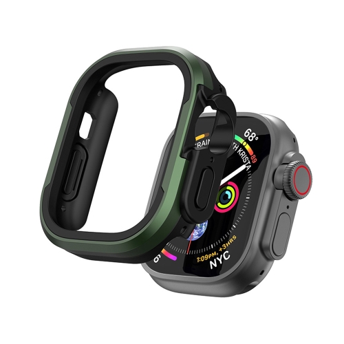 

For Apple Watch Ultra 49mm WiWU Defender Watch Case(Green)