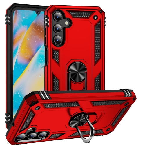 

For Samsung Galaxy A15 Shockproof TPU + PC Phone Case(Red)
