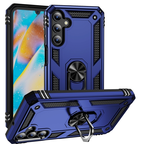 

For Samsung Galaxy A15 Shockproof TPU + PC Phone Case(Blue)