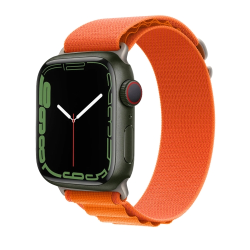 

WiWU Nylon Loop Watch Band For Apple Watch Series 9&8&7 41mm / SE 3&SE 2&6&SE&5&4 40mm / 3&2&1 38mm(Orange)