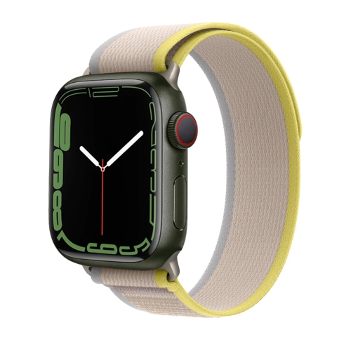 

WiWU Trail Loop Watch Band For Apple Watch Series 8&7 41mm / SE 2&6&SE&5&4 40mm / 3&2&1 38mm(Yellow+Ivory)